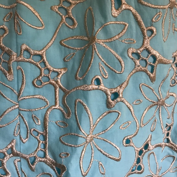 Lilly Pulitzer Estella Shift Skye Blue Size 2 - Picture 3 of 6